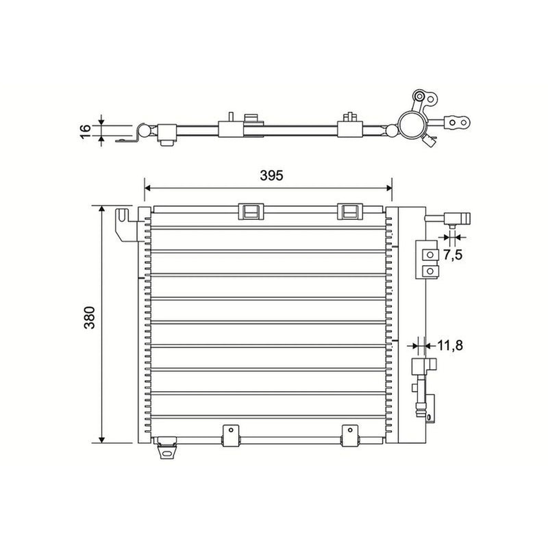 Valeo Air Conditioning Condenser 817506