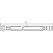 NAPA Brake Hydraulic Hose Line Rear NBH1267