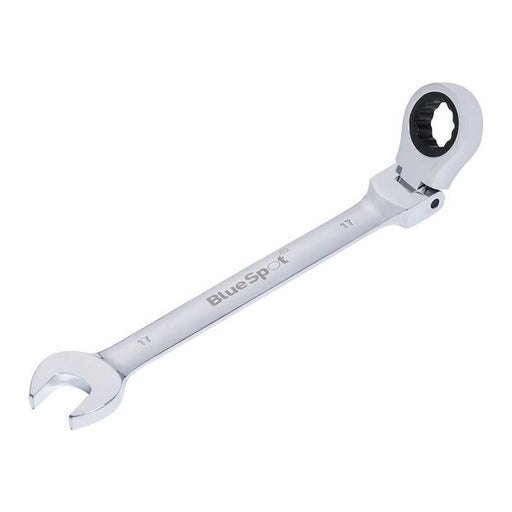 Bluespot Tools 180° Flexible Head Ratchet Spanner 17mm BlueSpot Tools - Dynamic Drive