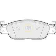 NAPA Front Brake Pad Set fits Jaguar S-Type II 1999-2007 2.5 2.7 3.0 4.0 4.2