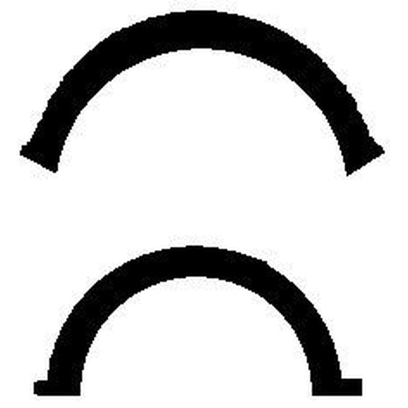 BGA Oil Sump Gasket Set Wide Thick fits Kia Carens I 2002-2006 1.6