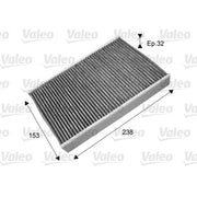 Valeo Cabin Air Filter (Pollen Filter) 715722