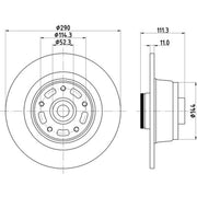 Mintex Front & Rear Brake Discs & Pads fits Renault Megane IV 2020 on 1.3