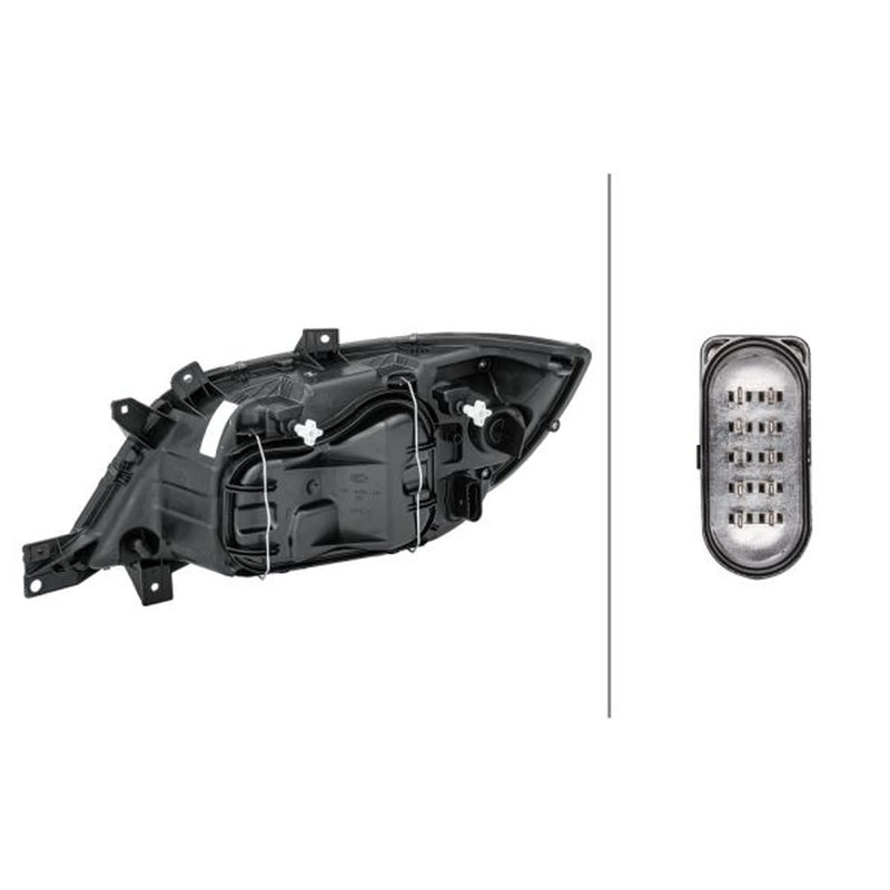 Hella Headlight Headlamp H7/H3 Right fits Mercedes-Benz Sprinter Classic 3,5-T
