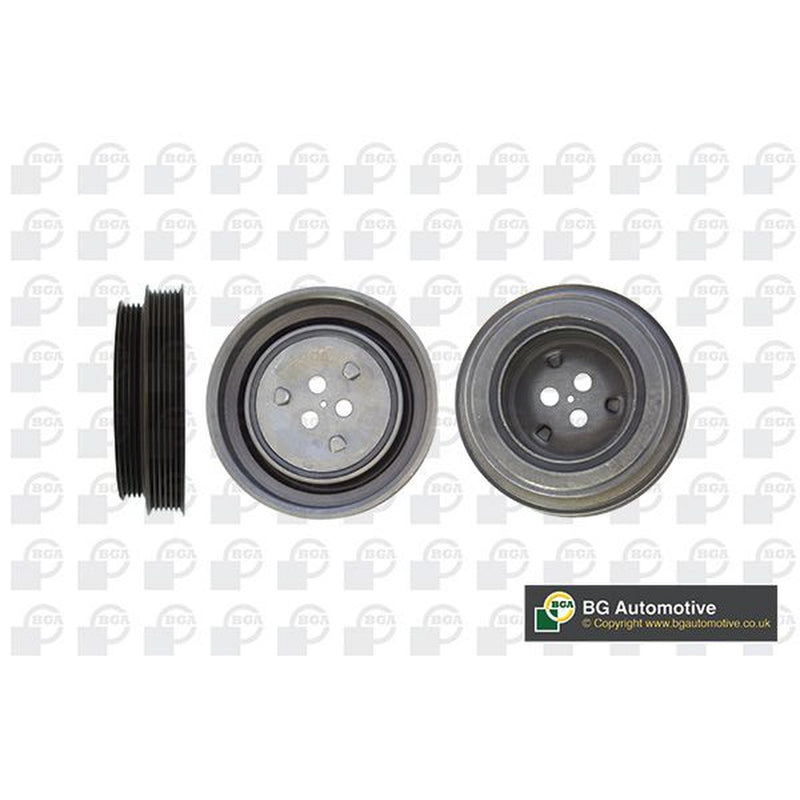BGA Crank Shaft Belt Pulley fits Citroën Relay III 2006-2012 2.2