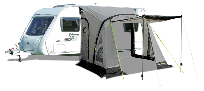 Quest Falcon Pro 260 Air Porch Caravan Awning Grey Quest Leisure - Dynamic Drive