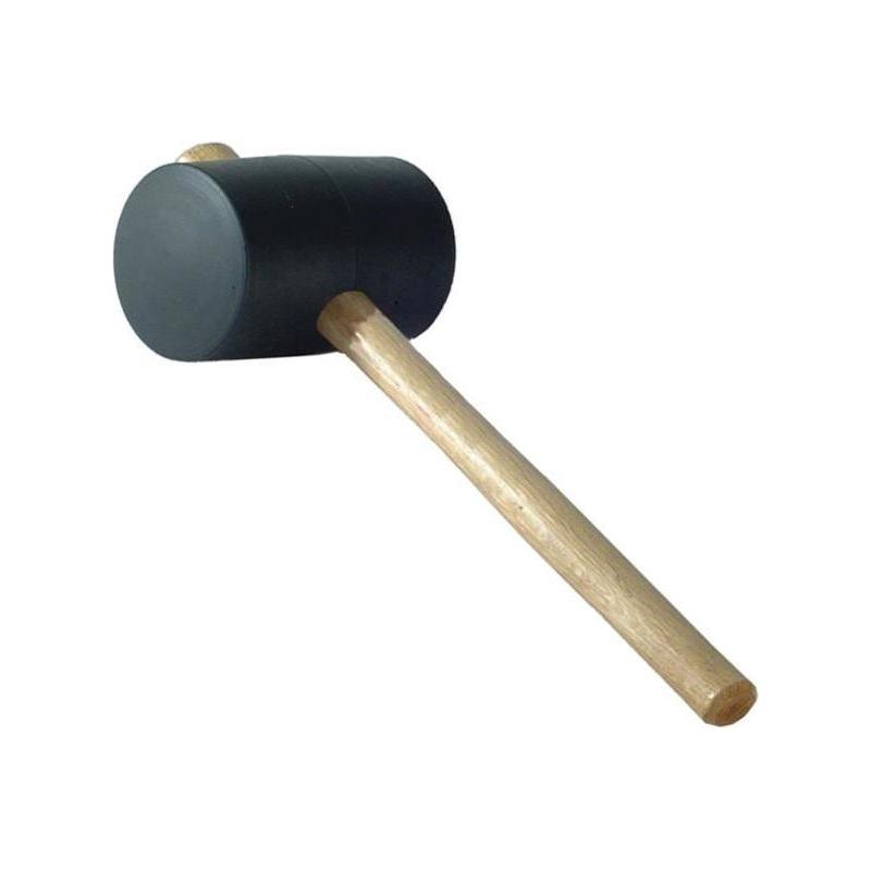Faithfull Rubber Mallet - Black 567g (20oz) Faithfull - Dynamic Drive
