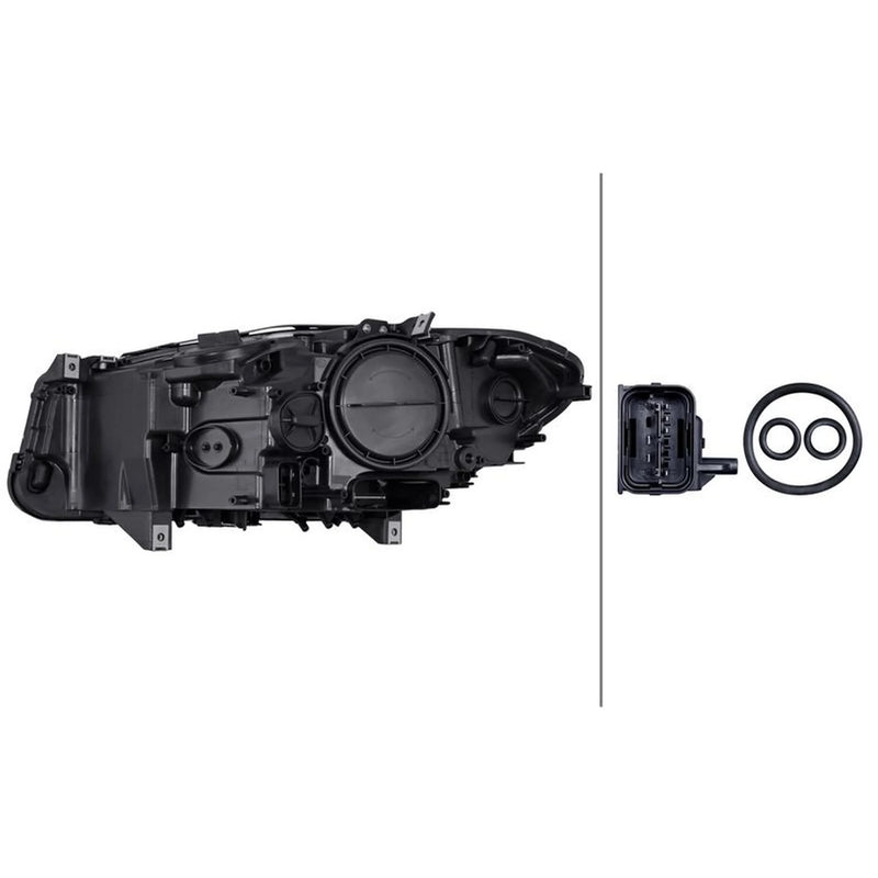 Hella Headlight Headlamp H7/H7 Right fits BMW 5 2009-2017