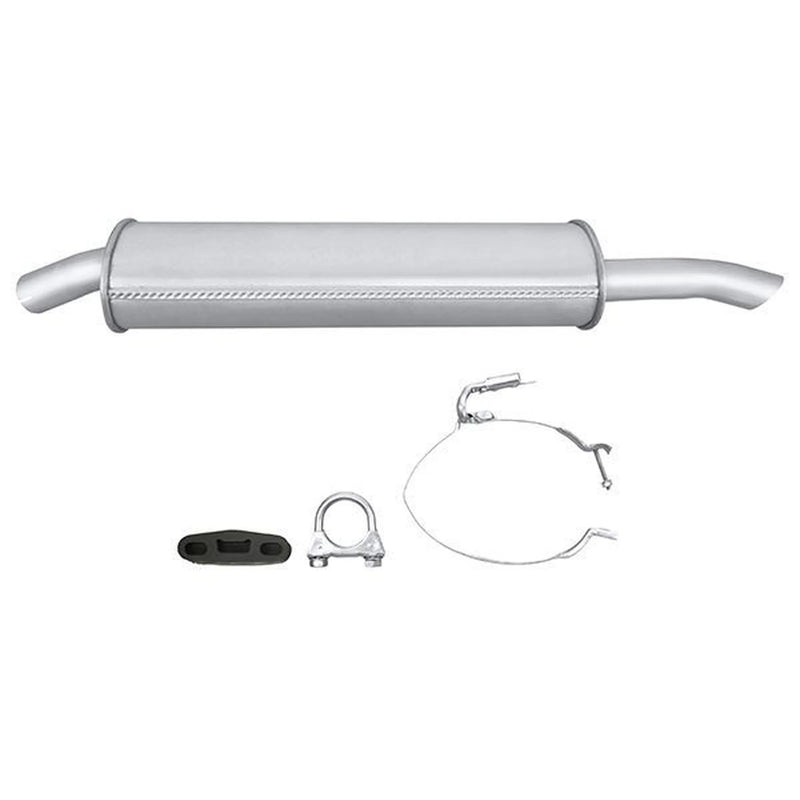 Hella End Silencer Rear fits Opel Astra F 1991-1998 1.4 1.6 1.7 2.0