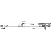 Borg & Beck Brake Hydraulic Hose Line Front Left BBH8113