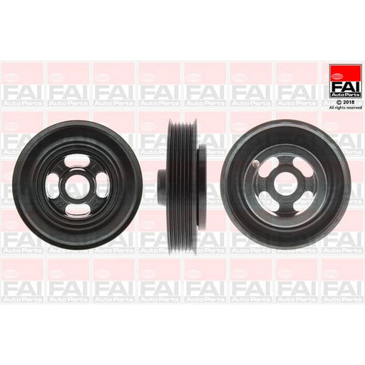 FAI Crank Shaft Belt Pulley fits Ford B-Max 2012-2017 1.4 1.6
