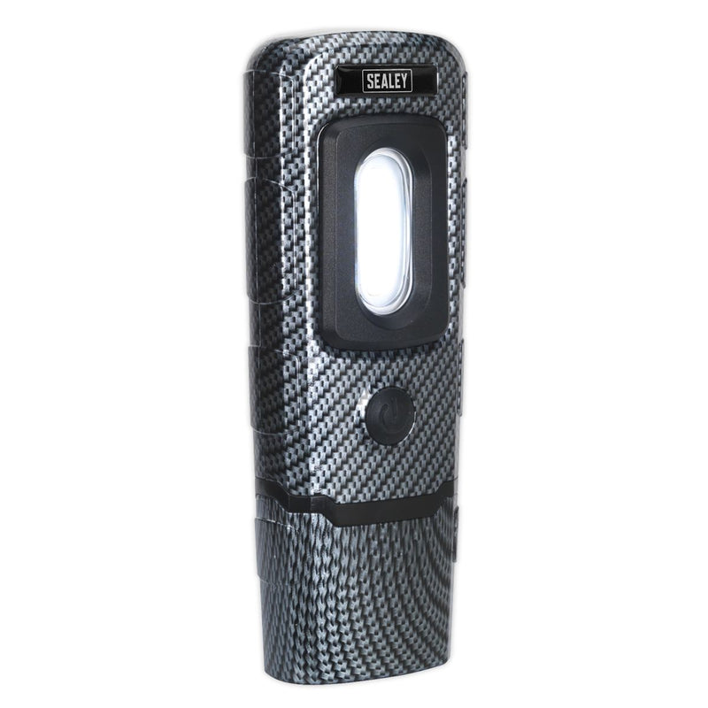 Sealey Rechargeable 360 Inspection Light 3W COB & 1W SMD LED Carbon Fibre Effect Sealey - Dynamic Drive