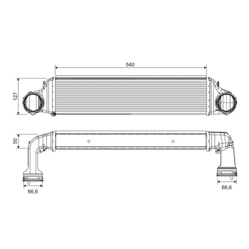 Valeo Intercooler (Charge Air Cooler) 818715