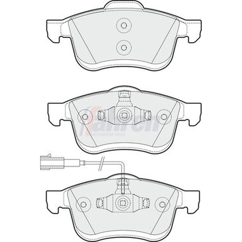 Fahren Front Brake Pad Set FBP3273