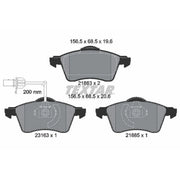 Textar Front Brake Pad Set 2188501