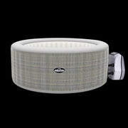 Dellonda 2-4 Person Inflatable Hot Tub Spa with Smart Pump - Rattan Effect Dellonda - Dynamic Drive
