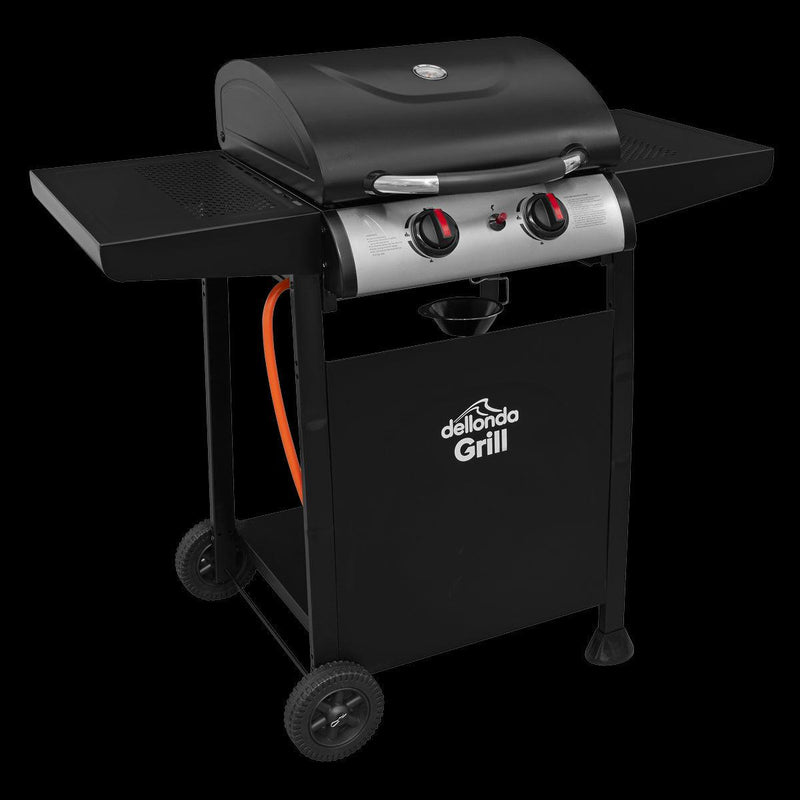 Dellonda 2 Burner Gas BBQ Dellonda - Dynamic Drive