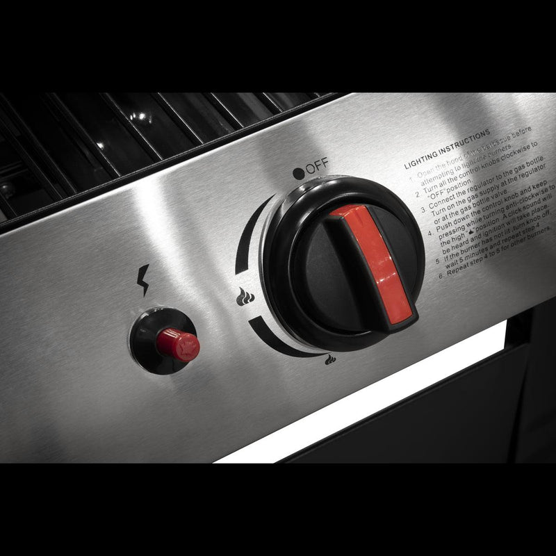 Dellonda 2 Burner Gas BBQ Dellonda - Dynamic Drive
