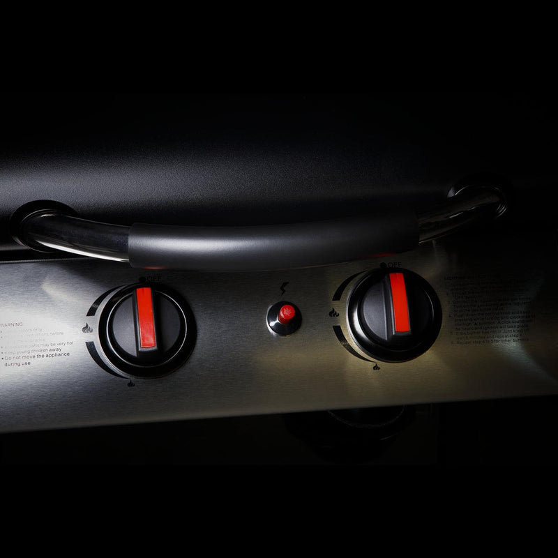 Dellonda 2 Burner Gas BBQ Dellonda - Dynamic Drive