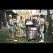 Dellonda 3 Burner Deluxe Gas BBQ Dellonda - Dynamic Drive