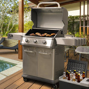 Dellonda 3 Burner Deluxe Gas BBQ Dellonda - Dynamic Drive