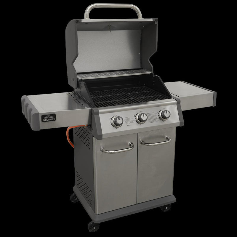 Dellonda 3 Burner Deluxe Gas BBQ Dellonda - Dynamic Drive