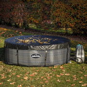 Dellonda 4-6 Person Inflatable Hot Tub Spa with Smart Pump - Rattan Effect Dellonda - Dynamic Drive