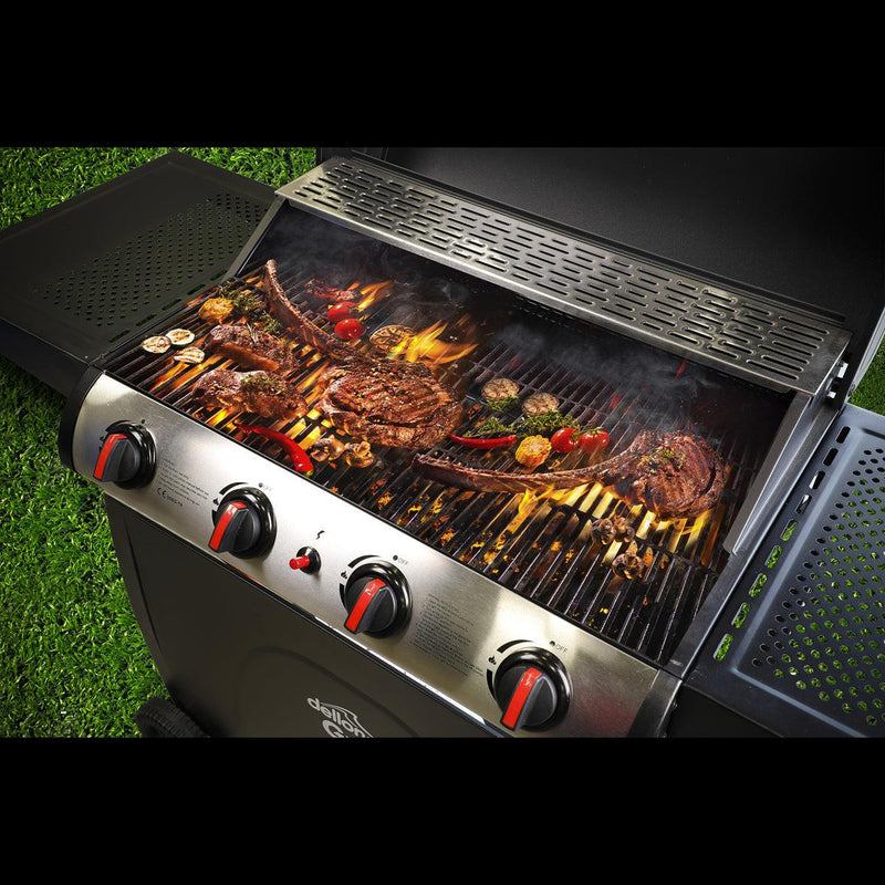 Dellonda 4 Burner Gas BBQ Dellonda - Dynamic Drive
