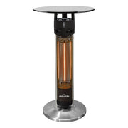 Dellonda Bistro Table with 1600W Heater - Black Stainless Steel Dellonda - Dynamic Drive