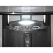 Dellonda Bistro Table with 1600W Heater - Black Stainless Steel Dellonda - Dynamic Drive
