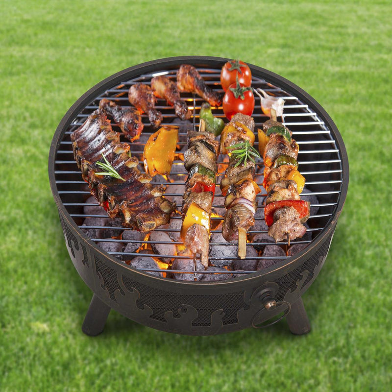 Dellonda Deluxe Outdoor Firepit Dellonda - Dynamic Drive