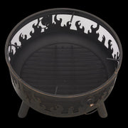 Dellonda Deluxe Outdoor Firepit Dellonda - Dynamic Drive