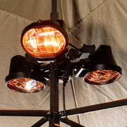 Dellonda Folding Parasol Patio Infrared Heater Dellonda - Dynamic Drive