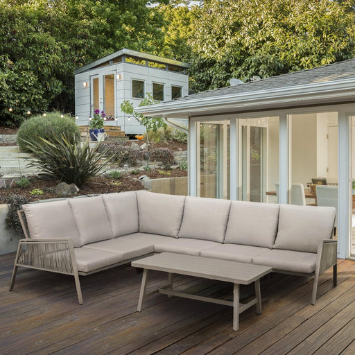 Dellonda Fusion 4 Piece Outdoor Furniture Set Dellonda - Dynamic Drive