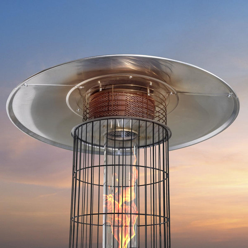 Dellonda Gas Patio Heater 13kW for Commercial & Domestic Use Black Dellonda - Dynamic Drive