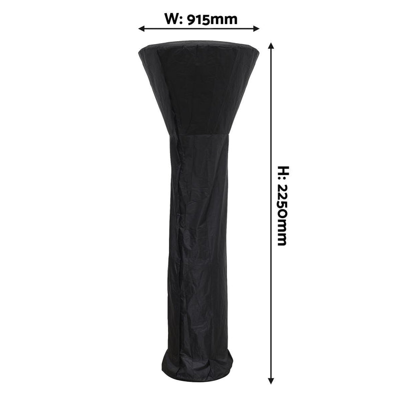 Dellonda Heavy-Duty Water-Resistant Tower Patio Heater Cover Dellonda - Dynamic Drive