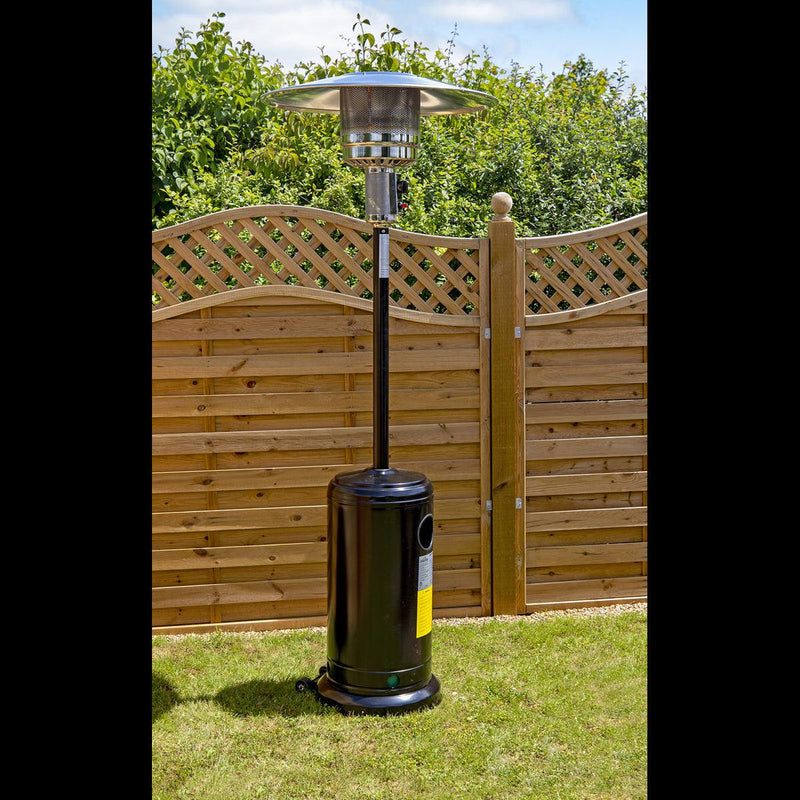 Dellonda Outdoor Garden Gas Patio Heater 13kW Commercial & Domestic Use Black Dellonda - Dynamic Drive