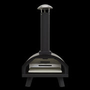 Dellonda Portable Wood-Fired 14" Pizza Oven and Smoking Oven Black/Stainless Steel Dellonda - Dynamic Drive