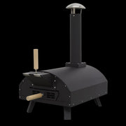 Dellonda Portable Wood-Fired 14" Pizza Oven and Smoking Oven Black/Stainless Steel Dellonda - Dynamic Drive