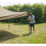 Dellonda Premium 3 x 3m Pop-Up Gazebo - Beige Dellonda - Dynamic Drive