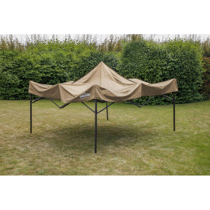 Dellonda Premium 3 x 3m Pop-Up Gazebo - Beige Dellonda - Dynamic Drive