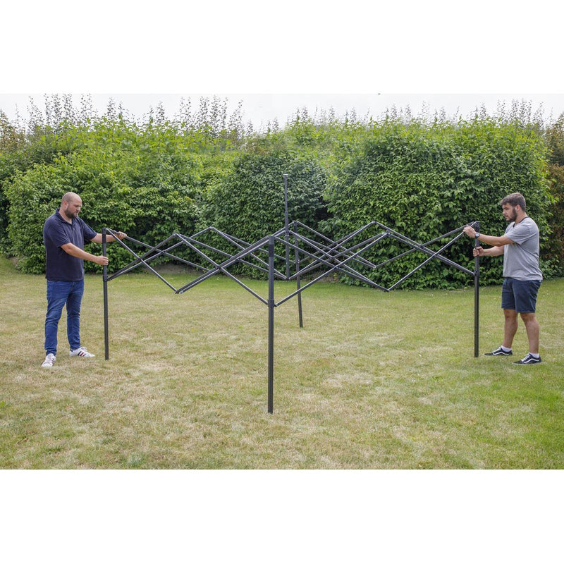 Dellonda Premium 3 x 3m Pop-Up Gazebo - Blue Dellonda - Dynamic Drive