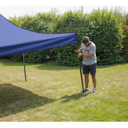 Dellonda Premium 3 x 3m Pop-Up Gazebo - Blue Dellonda - Dynamic Drive