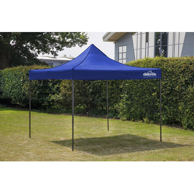 Dellonda Premium 3 x 3m Pop-Up Gazebo - Blue Dellonda - Dynamic Drive