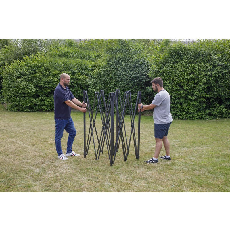 Dellonda Premium 3 x 3m Pop-Up Gazebo - Dark Green Dellonda - Dynamic Drive
