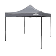 Dellonda Premium 3 x 3m Pop-Up Gazebo - Grey Dellonda - Dynamic Drive