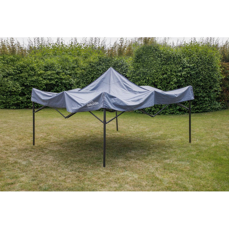 Dellonda Premium 3 x 3m Pop-Up Gazebo - Grey Dellonda - Dynamic Drive