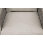Dellonda Set of 6 Fusion Garden/Patio Dining Chairs with Armrests - Light Grey Dellonda - Dynamic Drive
