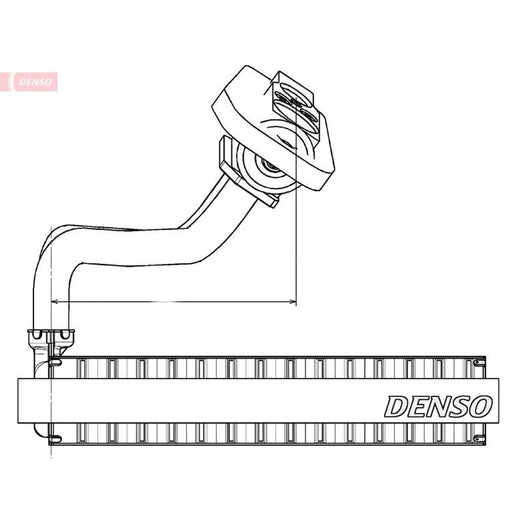 Denso Air Conditioning Evaporator fits Abarth Grande Punto 2007-2010 1.4