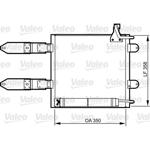 Valeo Air Conditioning Condenser 817247